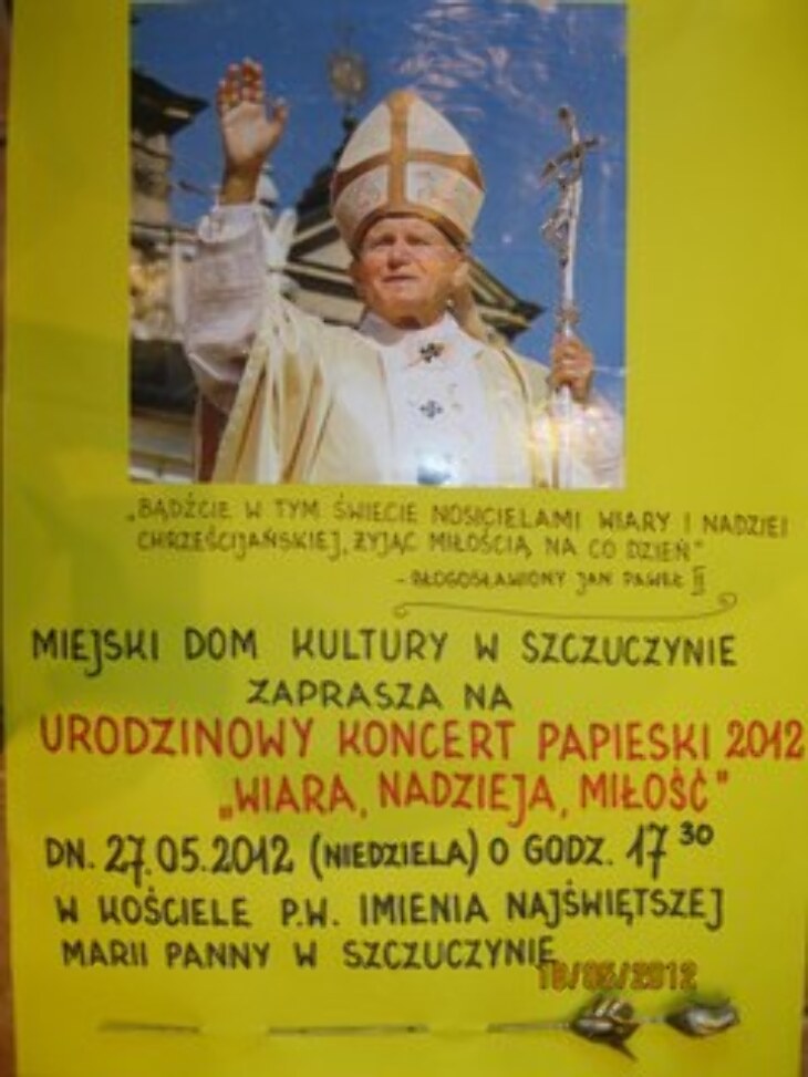 Koncert  PAPIESKI 2012