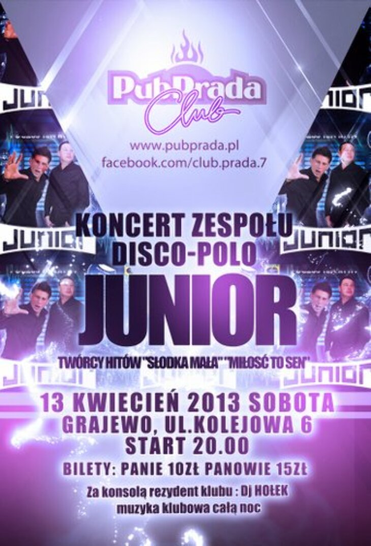 Disco-Polo Junior w Pradzie