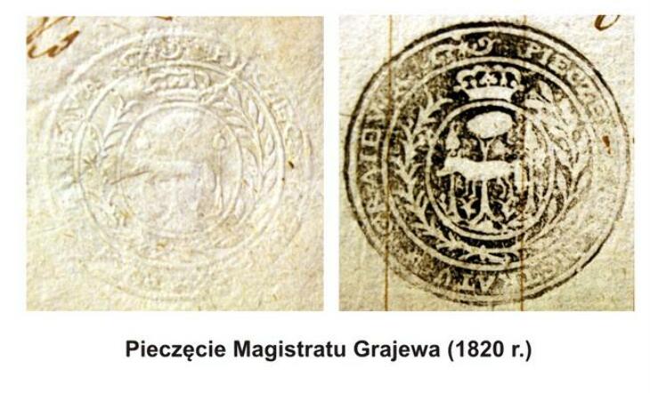 Historia herbu Grajewa –1820