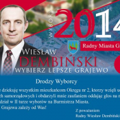 4. Wiesław Dembiński - przyszły radny Rady Miasta Grajewo