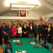 1. sesja Rady Powiatu Grajewskiego IV kadencji 12.11.2014 r. - zarząd, radni, kierownicy jednostek, goście;