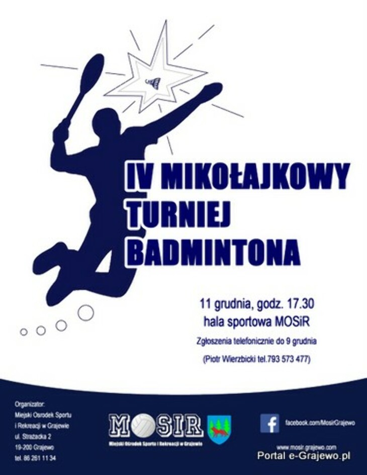 IV Turniej badmintona