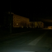 5. 1:00 w nocy - ciemnica na skrzyżowaniu ul. Konstytucji 3 Maja i Targowej; Podpis: Jacek 