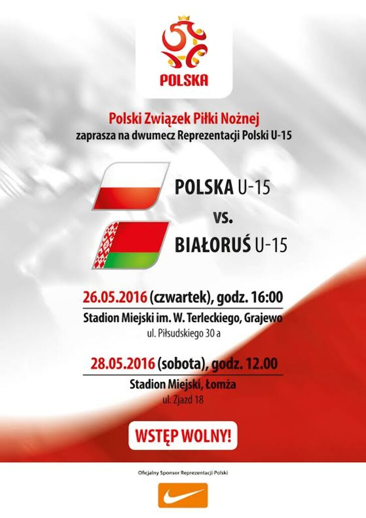 U-15: Polska - Białoruś 1:1