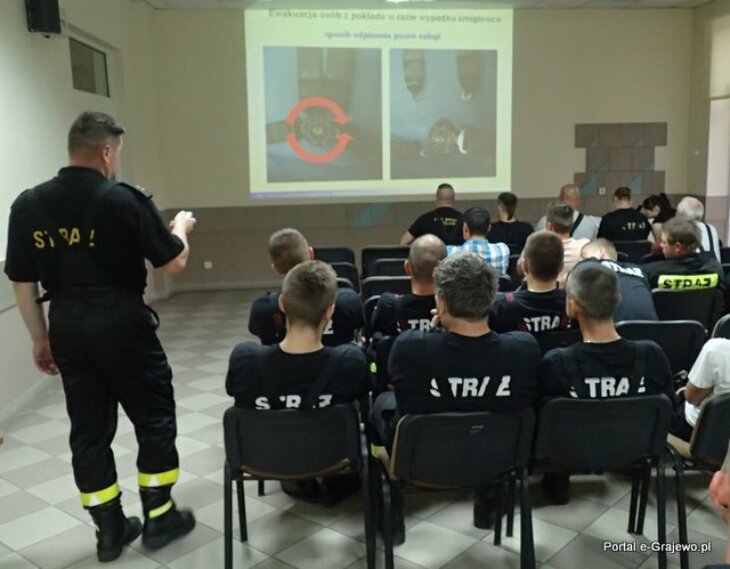 Szkolenie strażaków KSRG
