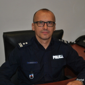 1. p.o. Komendanta Powiatowego Policji w Grajewie  mł. insp. Wiesław Mursztyn