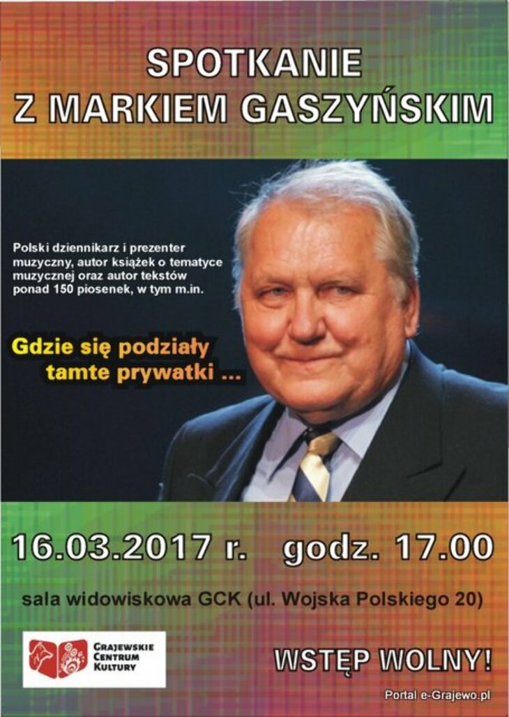 Spotkanie z Markiem Gaszyńskim