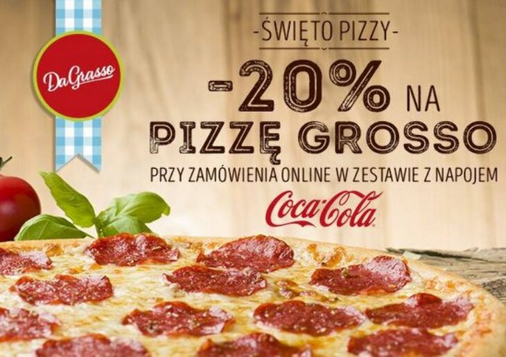 Pizza -20% w DaGrasso!