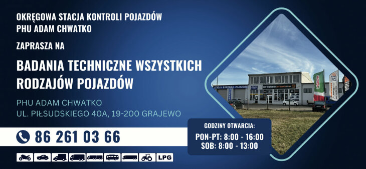 Okręgowa Stacja Kontroli - Grajewo, Piłsudskiego 40a