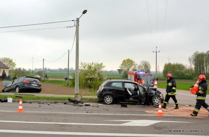 Wypadek w Bełdzie - DK61