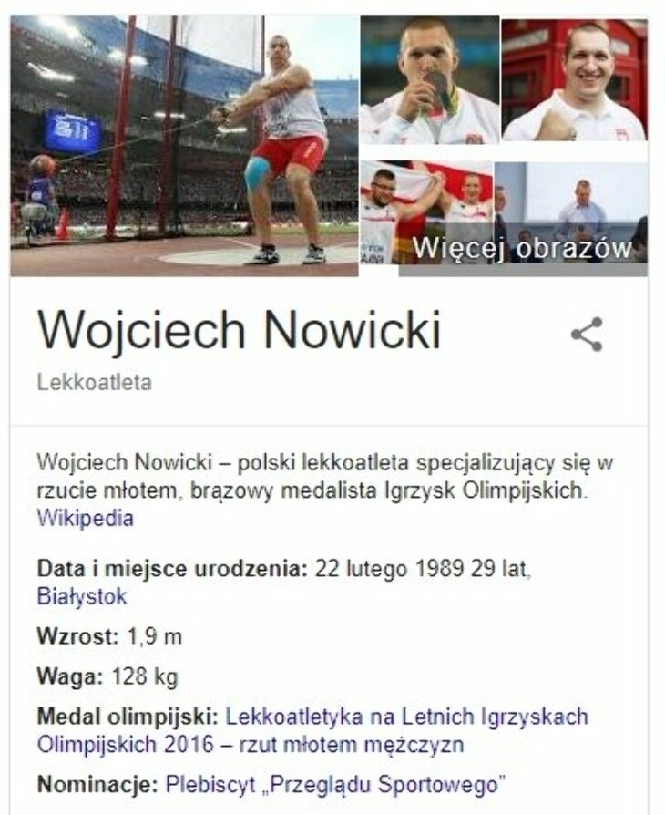 Wojciech Nowicki ze złotem