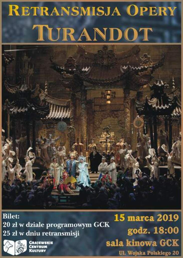 Retransmisja opery Turandot