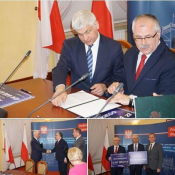 5. https://www.facebook.com/ 3 czerwca - podpisaliśmy umowy z Wojewodą Podlaskim na dofinansowanie przebudowy dróg powiatowych 