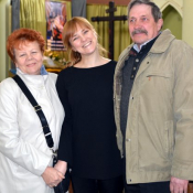3. Anna Olszewska (z d. Mikołajewska) z rodzicami