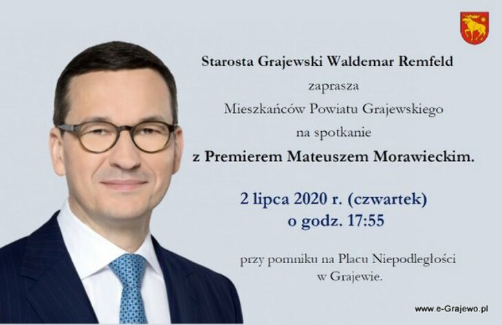 Wizyta Premiera w Grajewie 