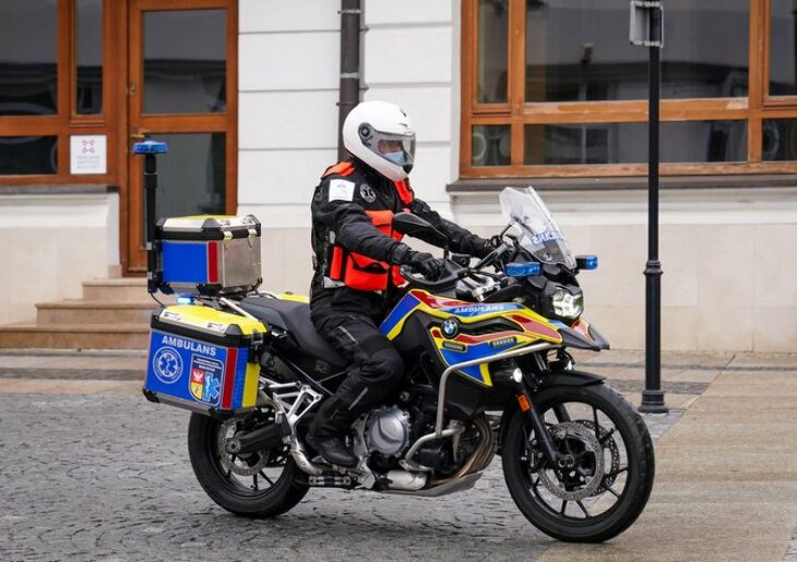 Motocykl ratunkowy za 100 tys. zł