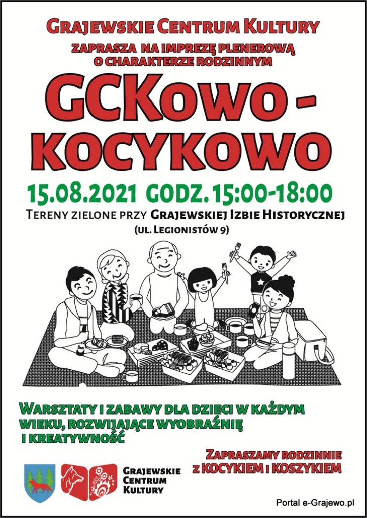 Grajewskie Centrum Kultury zaprasza na imprezę familijną (15.08)