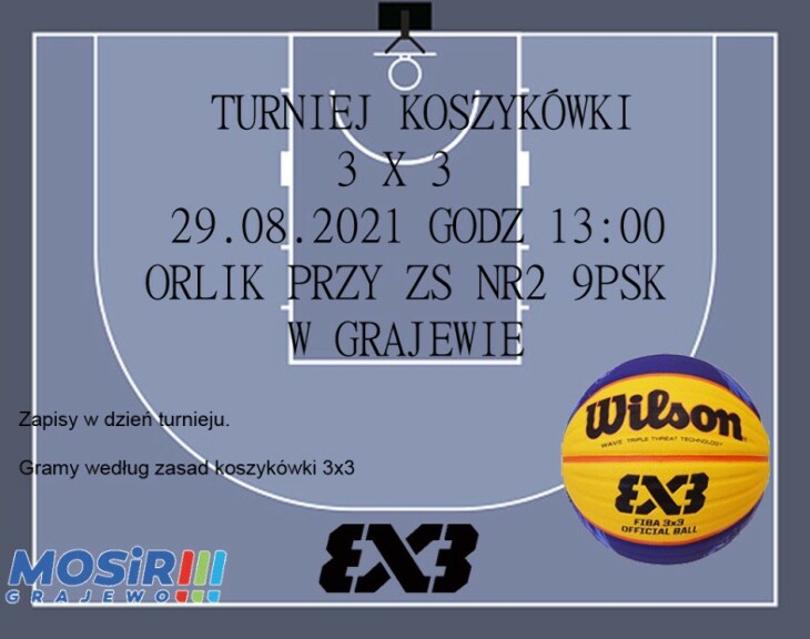 Turniej koszykówki 3 x 3 (29.08) 