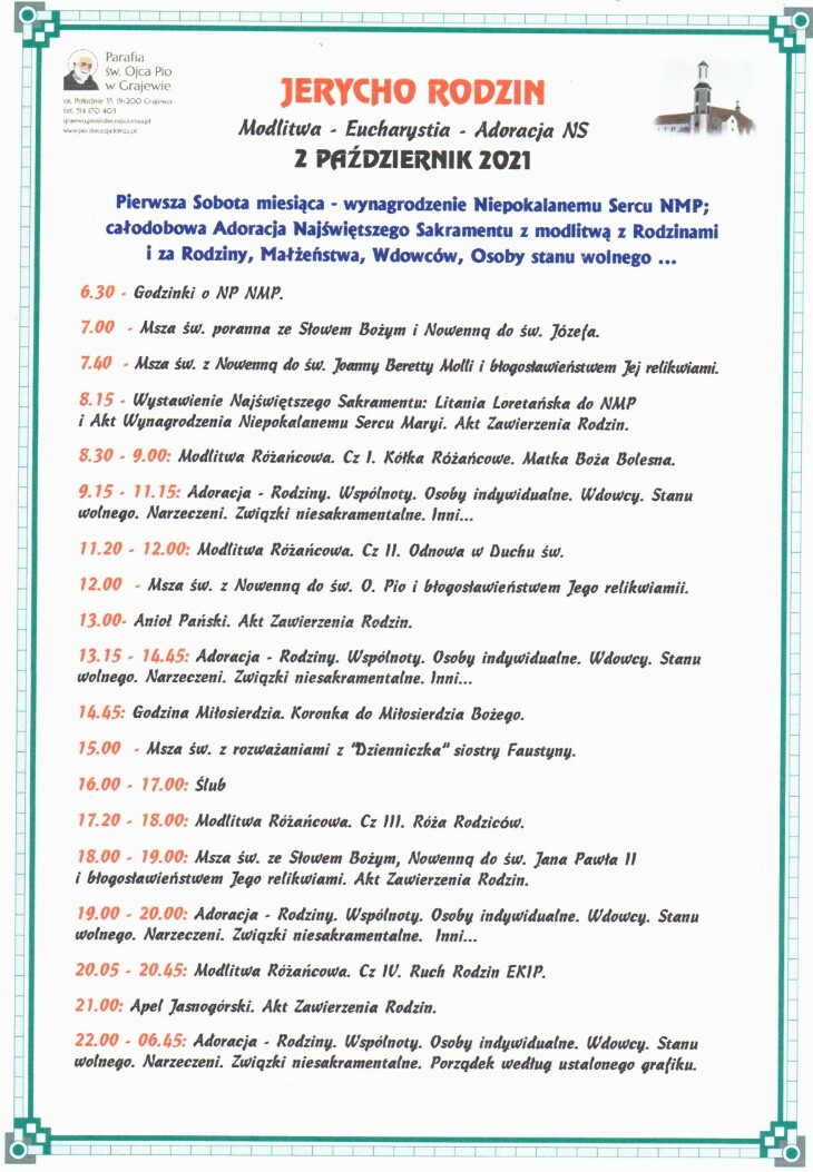 Inicjatywa modlitewna, której celem jest wsparcie rodzin 