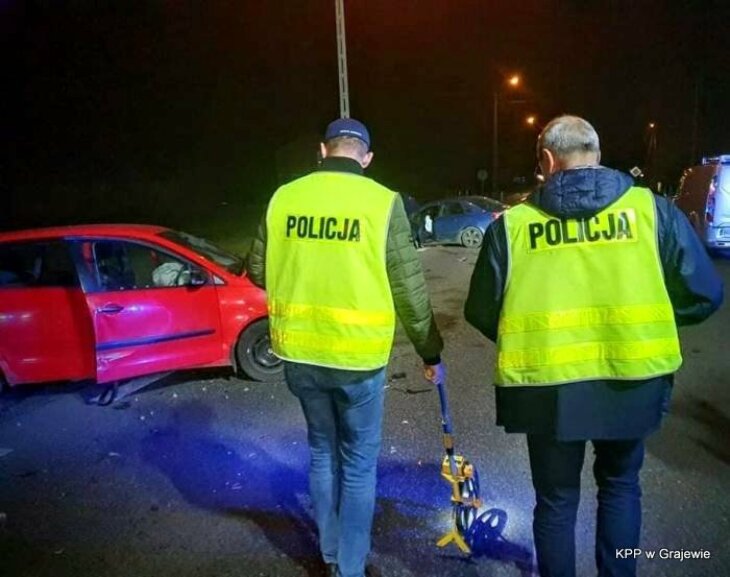 Pijany oddalił się z miejsca wypadku