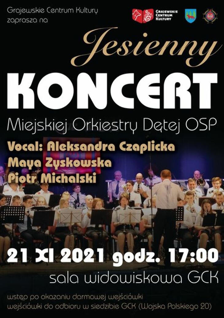 Koncert Jesienny Miejskiej Orkiestry Dętej OSP