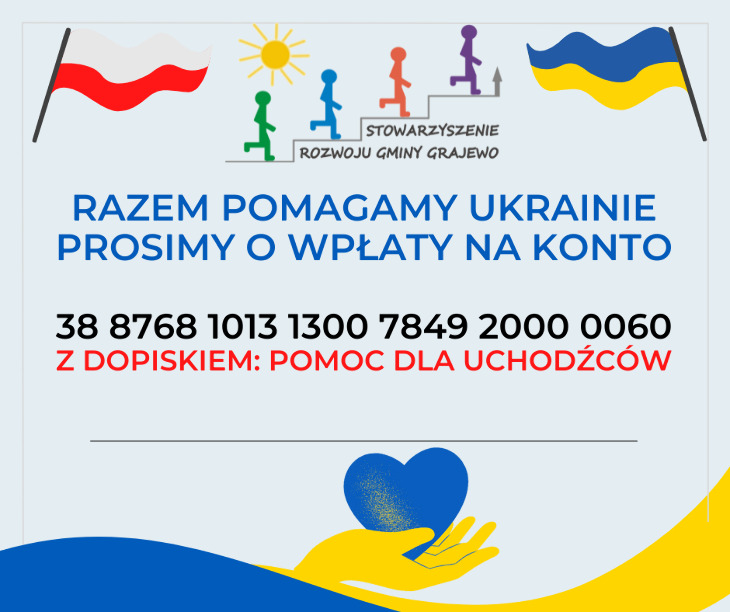 Uchodźcy z Ukrainy potrzebują naszej pomocy