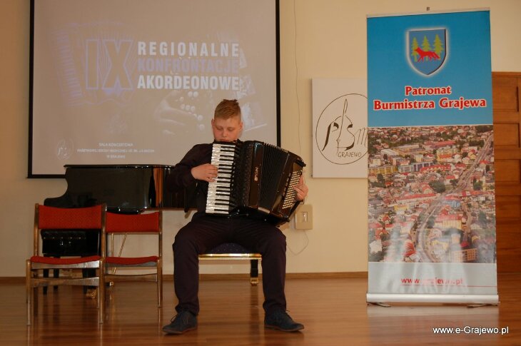 Młodzi akordeoniści prezentowali swoje umiejętności 