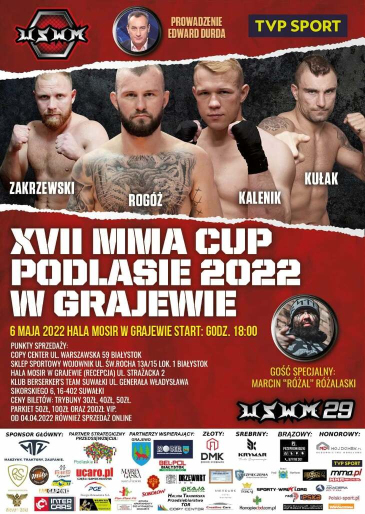 Grajewo. XVII MMA CUP PODLASIE 2022  (6.05)