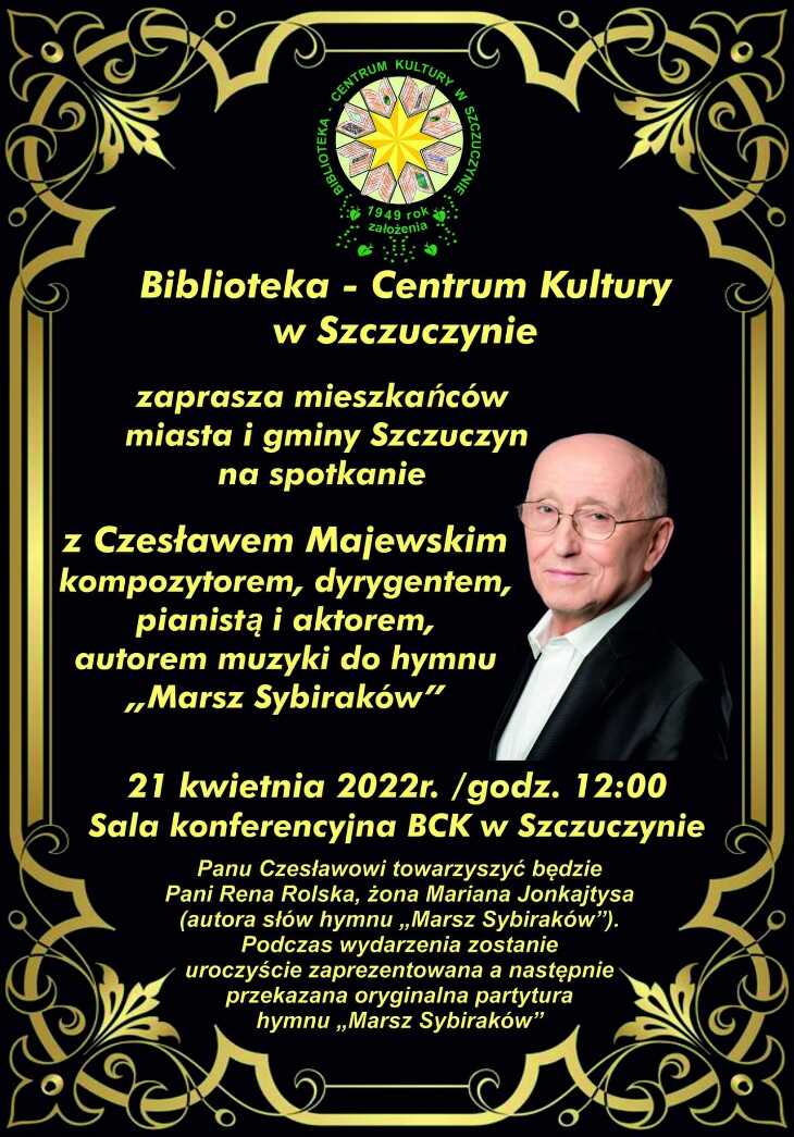 Spotkanie z Czesławem Majewskim w BCK