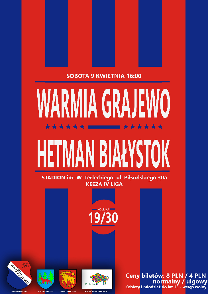 WARMIA - HETMAN (sobota 16:00)