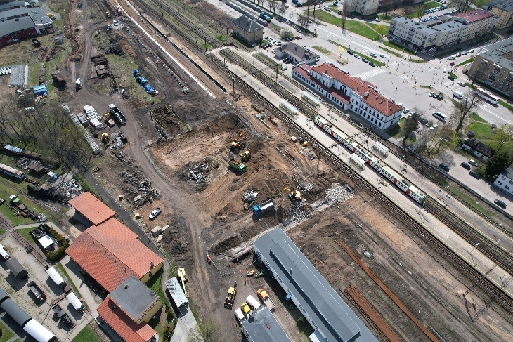 Rail Baltica - kolej w Ełku zmienia się dla podróżnych