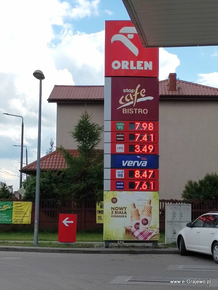 Na niektórych stacjach już 8 zł za litr Pb95