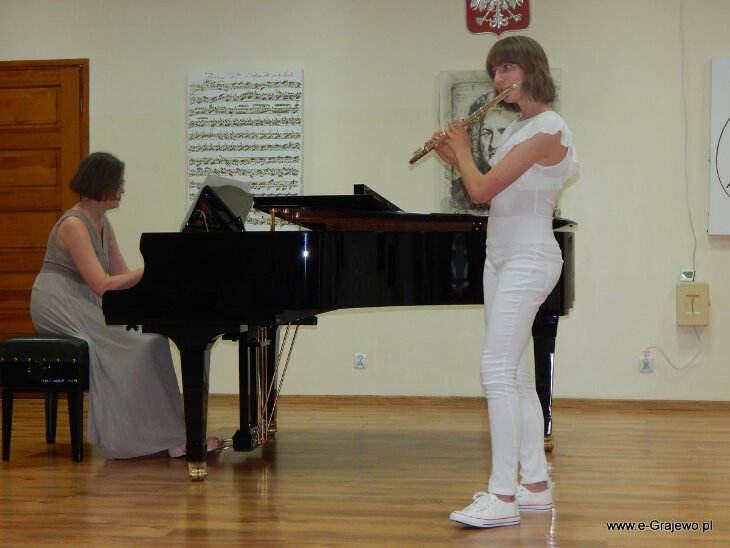 Koncert doroczny uczniów szkoły muzycznej  w Grajewie  