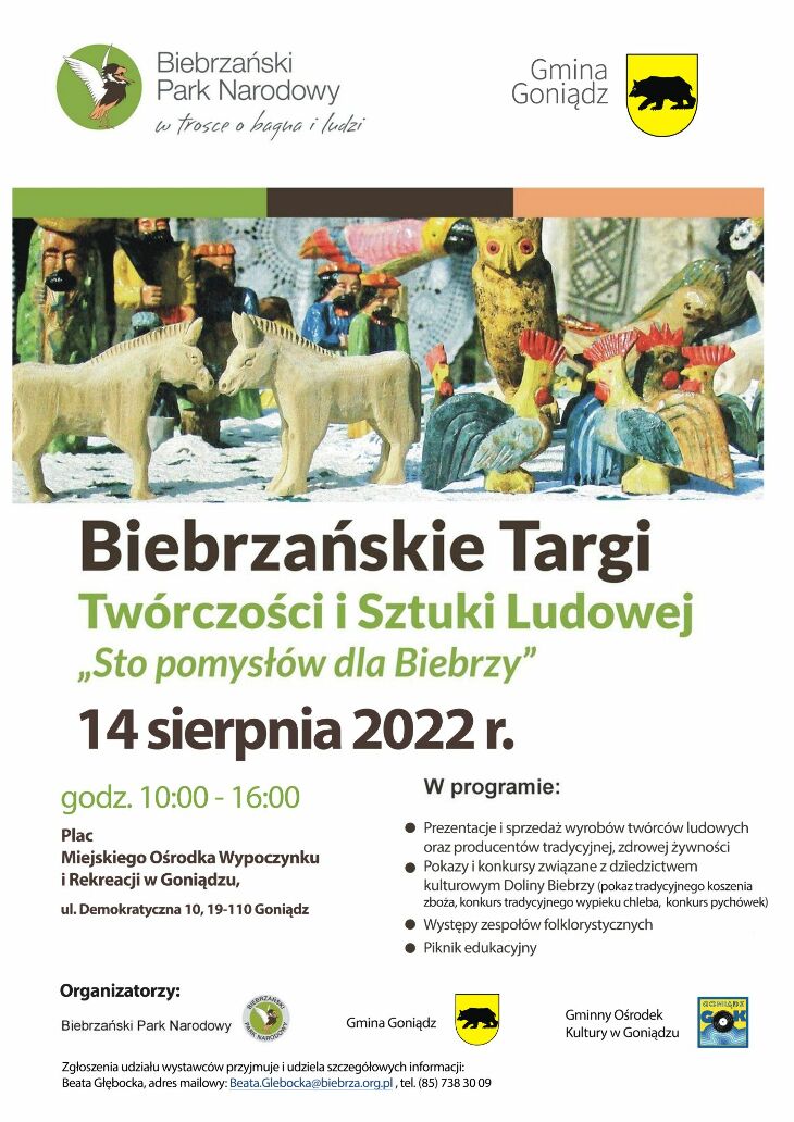  Biebrzańskie Targi Twórczości i Sztuki Ludowej  (14.08)