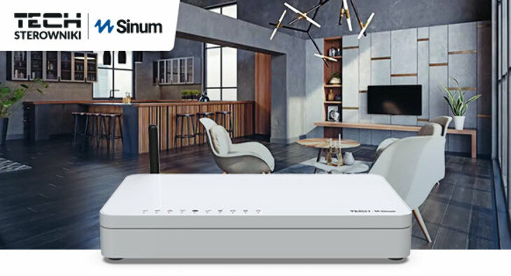 SINUM - innowacyjny system do zarządzania Twoim domem firmy TECH Sterowniki