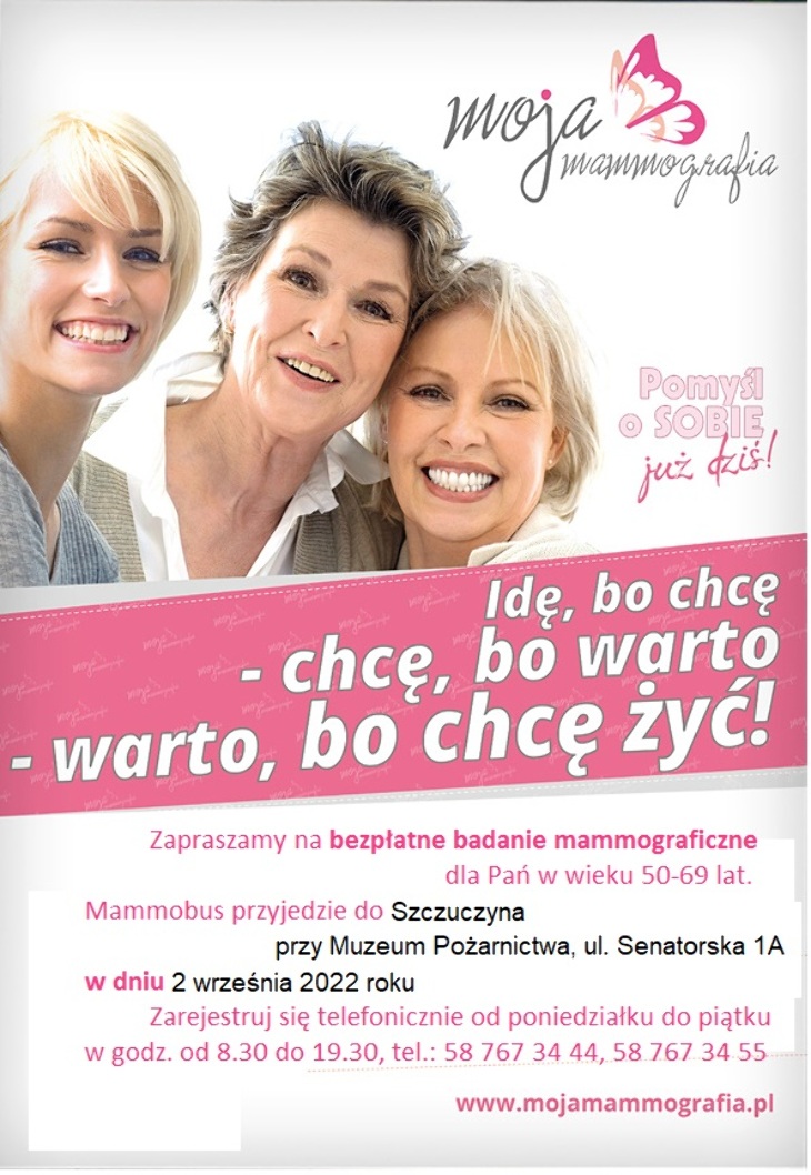 Bezpłatne badania mammograficzne (02.09)