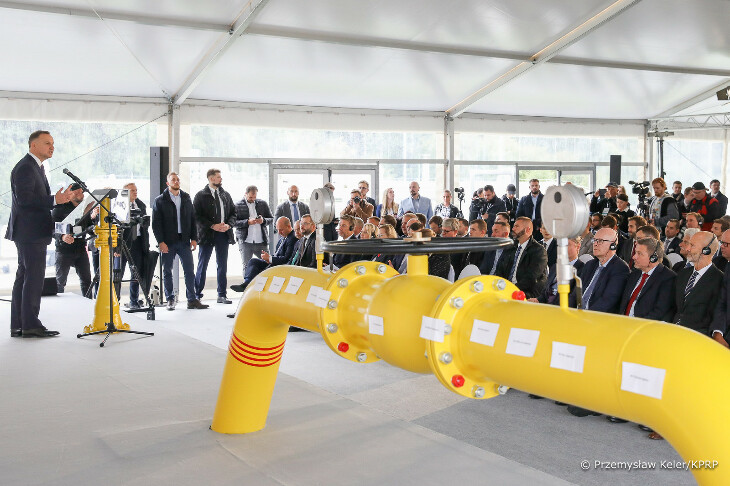 Rurociąg Baltic Pipe został oficjalnie otwarty