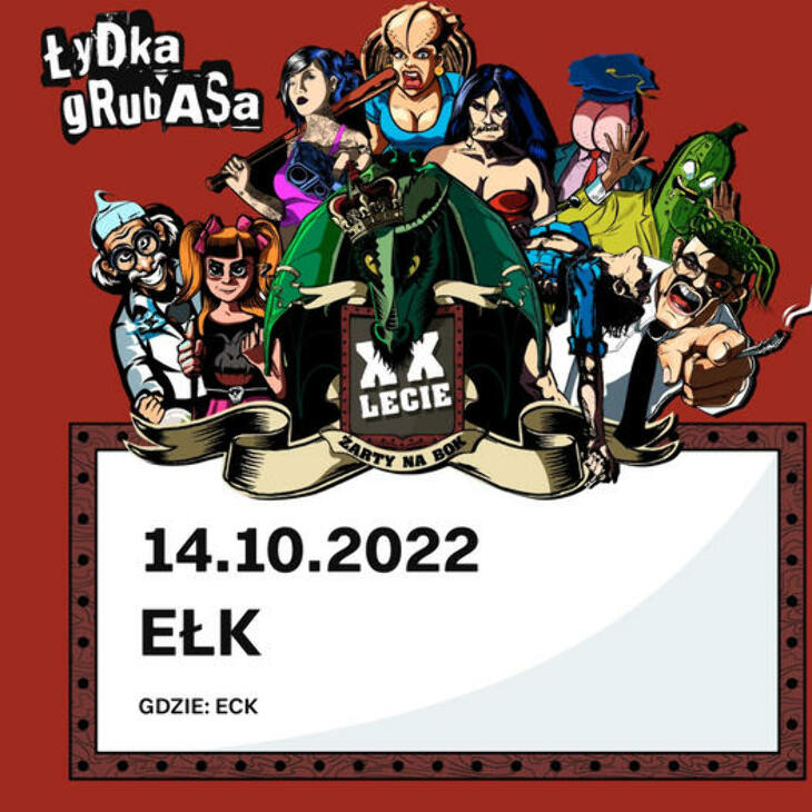 Łydka Grubasa  zagra w Ełku (14.10)