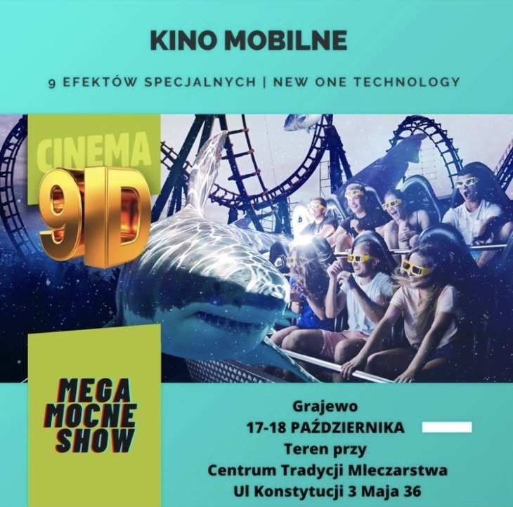  Kino Mobilne 9D w Grajewie (17-18.10)