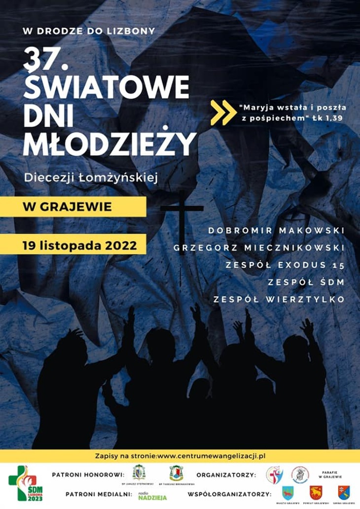 37 ŚDM 2022 Diecezji Łomżyńskiej w Grajewie