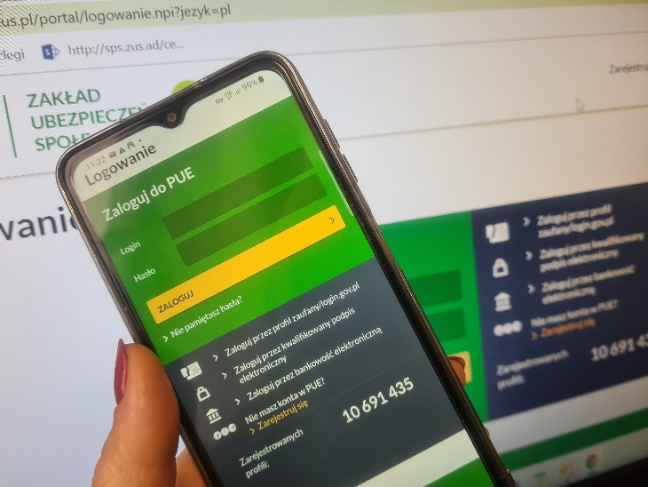 Przedsiębiorco załóż profil na PUE ZUS