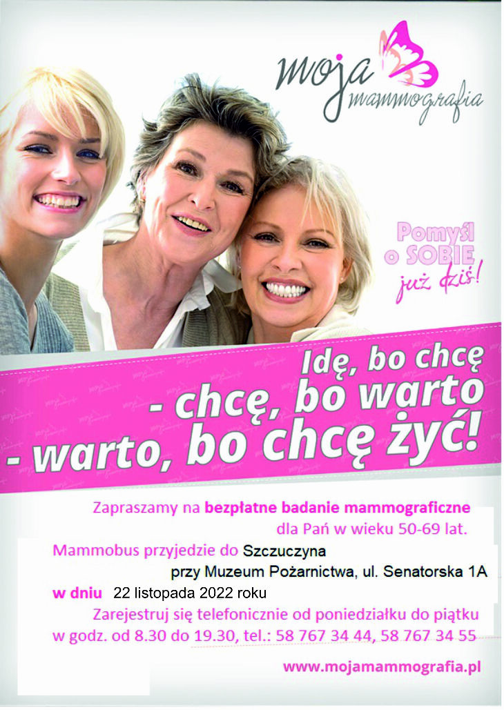 Badania mammograficzne w Szczuczynie