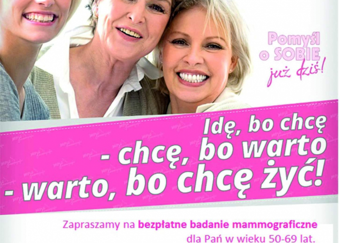 Szczuczyn: Bezpłatne badania mammograficzne (22.11)