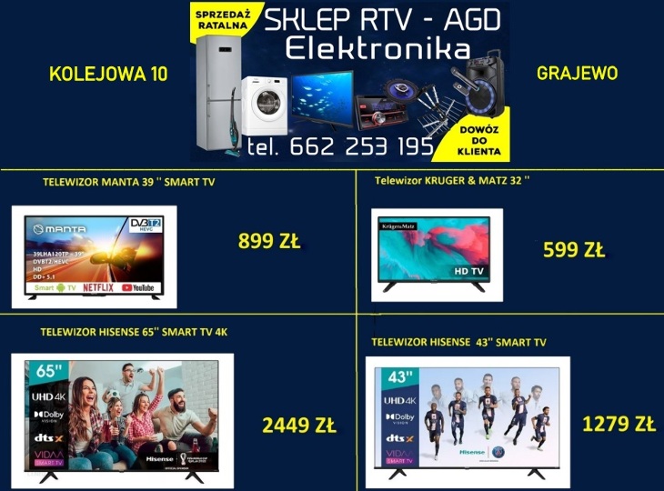 Sklep RTV / AGD Elektronika - okazje cenowe!