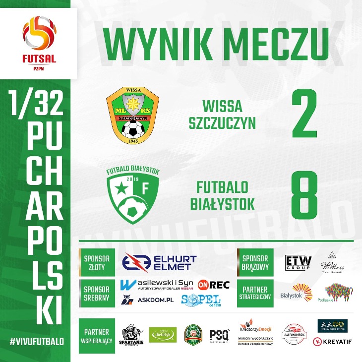Szczucyn. 1/32 Halowego Pucharu Polski Futsalu (13.01)
