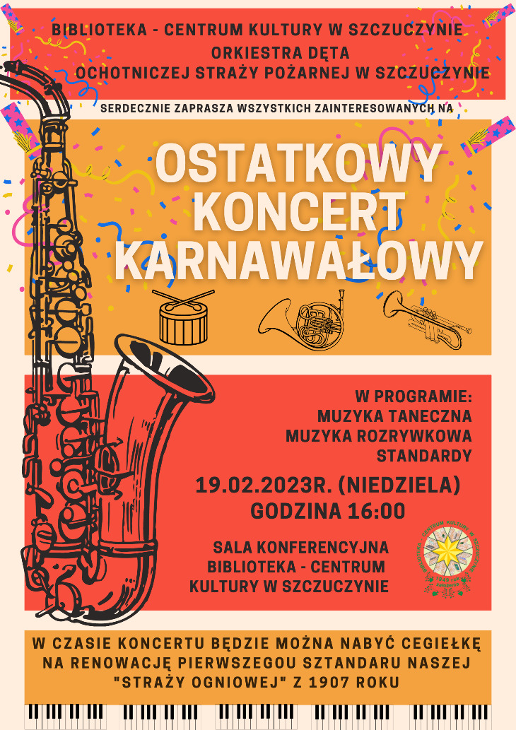 Ostatkowy Koncert Karnawałowy Orkiestry Dętej OSP