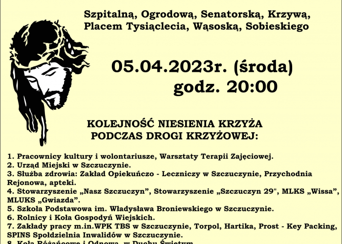 Szczuczyn: Droga Krzyżowa w Szczuczynie 2023