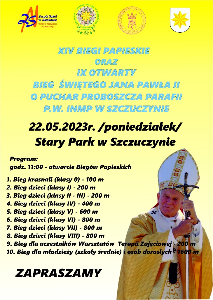 Biegi Papieskie w Szczuczynie  2023