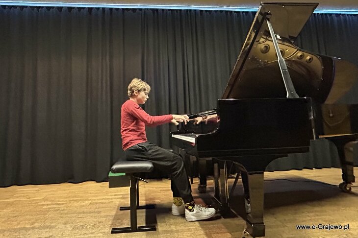 Sukces młodego pianisty z Grajewa