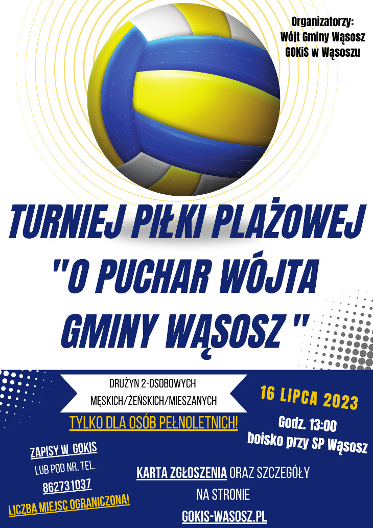 Turniej Piłki Plażowej  - Wąsosz 16.07.2023